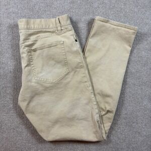 Brooks Brothers Straight Fit Distressed Khaki Chinos Men's Size 33x30